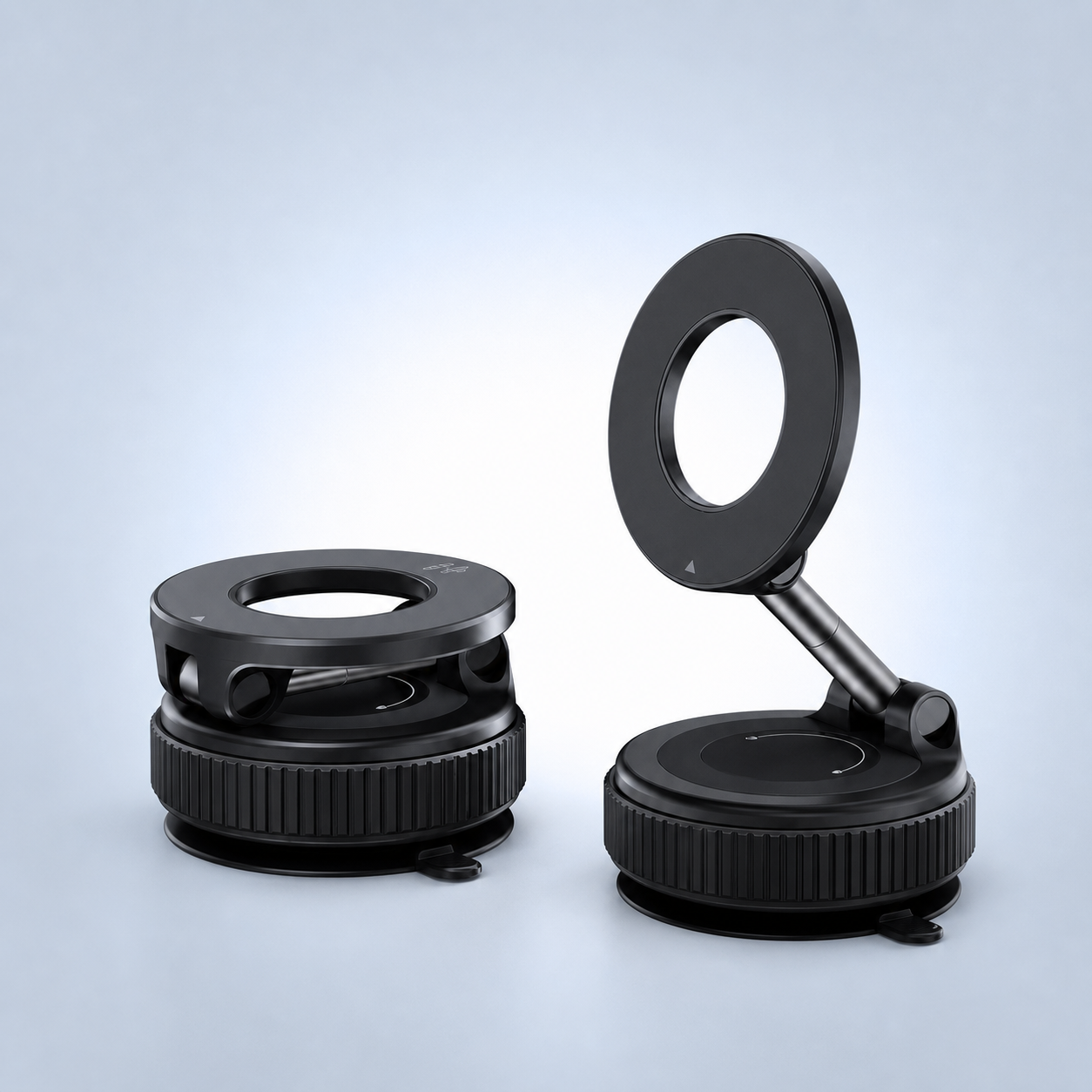 Foldbar magnetisk mobilholder